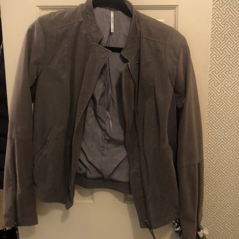 Free People Vegan Leather Jacket